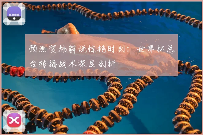 预测贺炜解说惊艳时刻：世界杯总台转播战术深度剖析